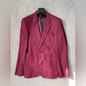 ASOS Red / Maroon Suit Jacket Blazer 36R Regular